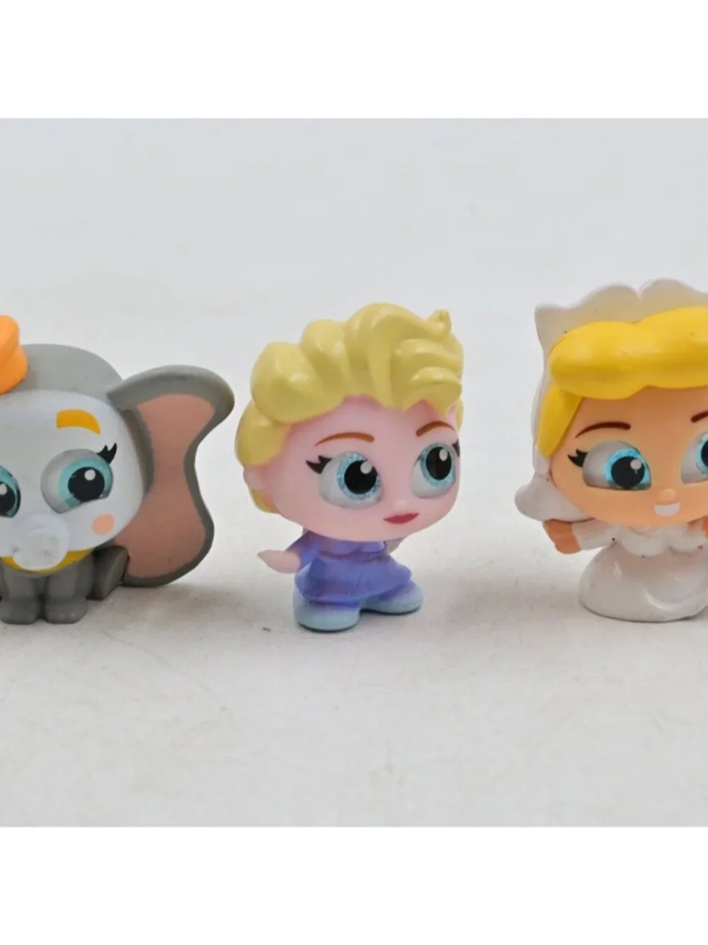 Disney Doorables Miniature Figure Lot of 6 Cinderella Marie Elephant Aristocats